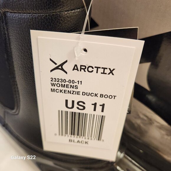 Arctix "Mckenzie" Black Duck Boots. NIB. Size 11 - Picture 5 of 8